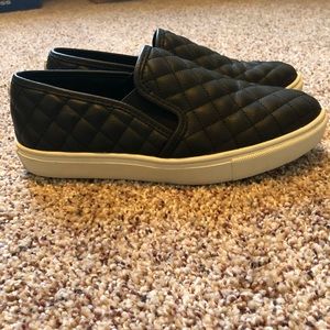 Black slip-ons from Steve Madden